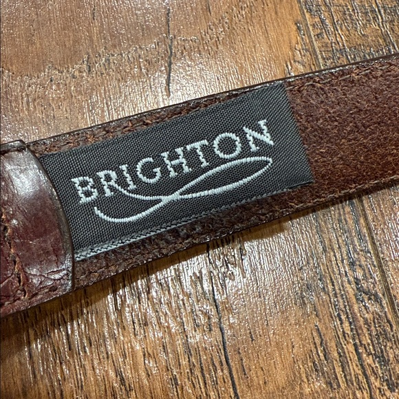 Brighton Rich Brown Leather Belt - Picture 4 of 8